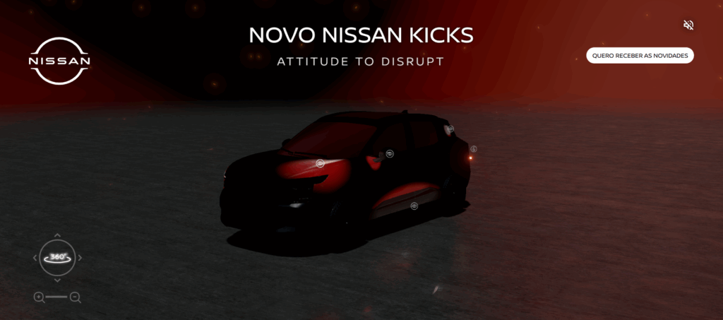 Site dedicado ao nissan kicks começa revelar o novo visual do carro